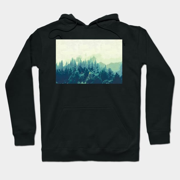 Forest Tree Hoodie by Aziz